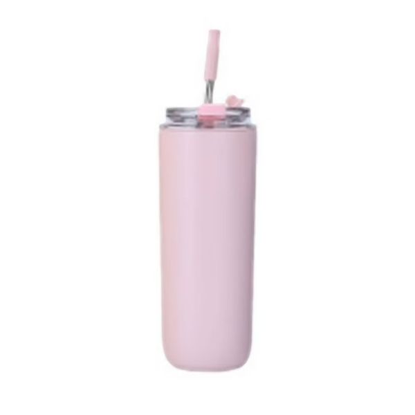 480ml Stainless Steel Insulated Tumbler with Straw