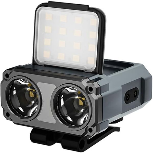 USB Rechargeable LED Headlamp with Motion Sensor for Outdoor Activities