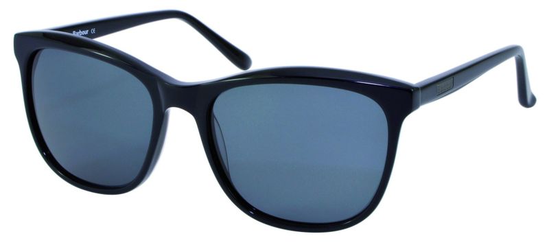 Barbour Black Out Oval Sunglasses