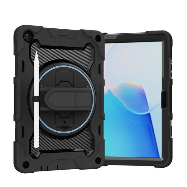 Tablet Cover Case 360 Adjustable Swivel Hand Strap Three-in-One
