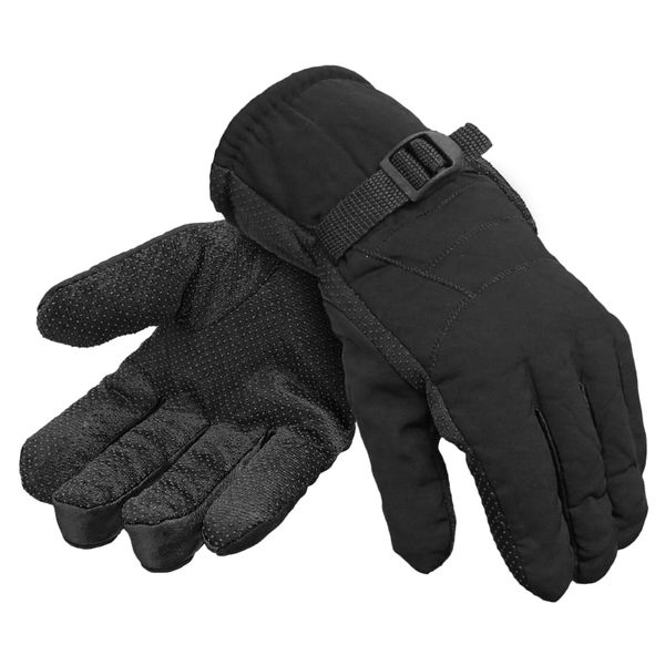 Mens Black Winter Gloves
