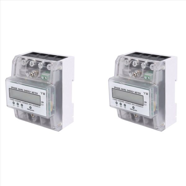 3 Phase 4 Wire Energy Meter 220/380V 20-80A Energy Consumption Meter