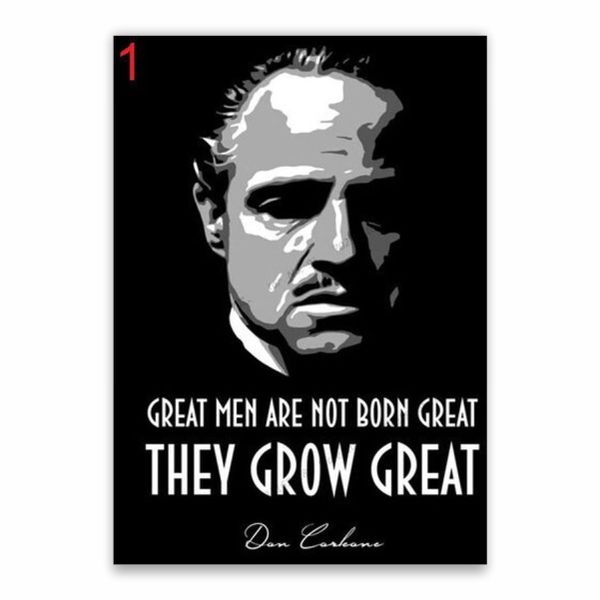 Don Corleone Quote Poster - A1