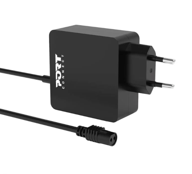 Port Connect 45W Slim Universal Notebook Charger - Lightweight, Powerful