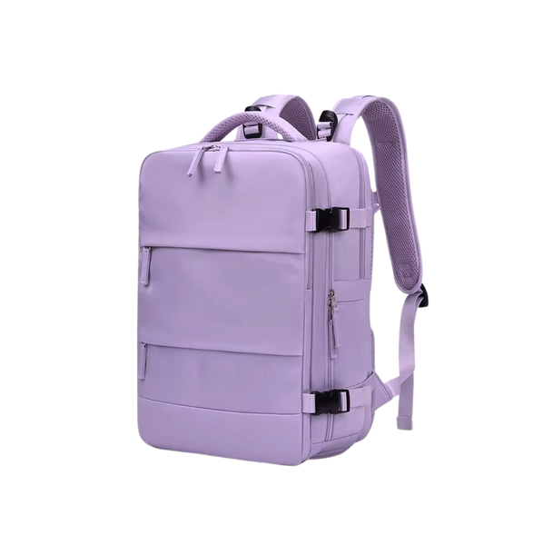 Large Capacity Expandable Travel Backpack with Shoe Compartment