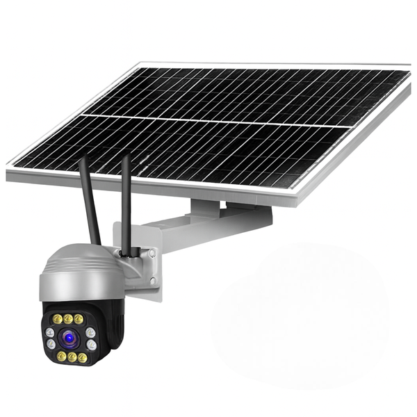 Solar Security Camera - 40W + LiFePO4 Battery &amp; 128GB Storage