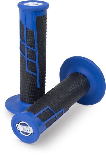 Protaper Clamp On Half Waffle Blue/Black Mx Grip image