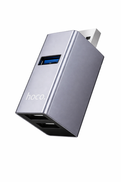 HOCO HB54 USB 3.0 Hub Dual Port Adapter Splitter Fast Charging Compact