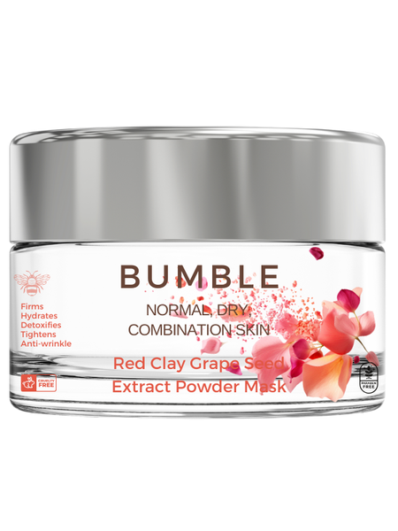Red Clay and Grape Seed Extract Powder Mask