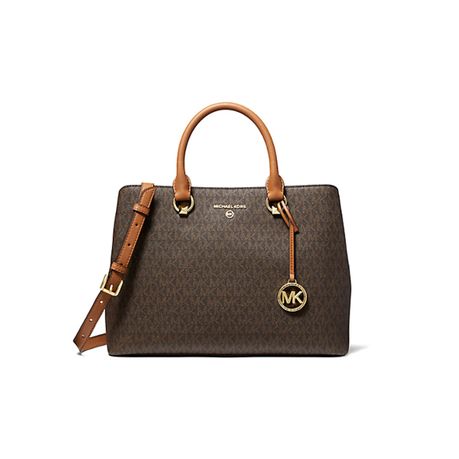 Michael Kors Edith Large Logo Satchel Brown Acorn | Buy Online in South  Africa 