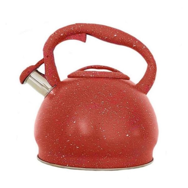 3Litre Marble Whistle Kettle-Red