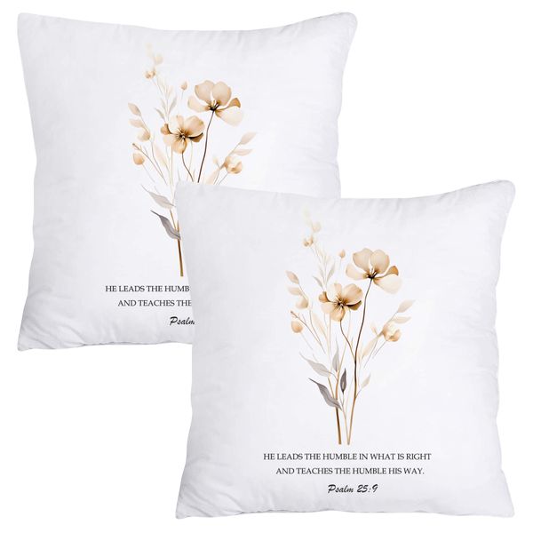 Scatter Cushion Cover Set (50cmx50cm) - He leads the humble