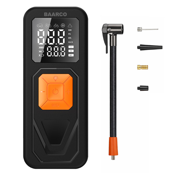 High Power 4000mAh Portable Air Compressor Pump - up to 150PSI Inflator