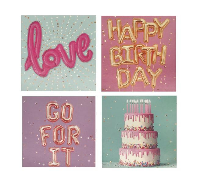 Celebration - Greeting Cards Pack of 4