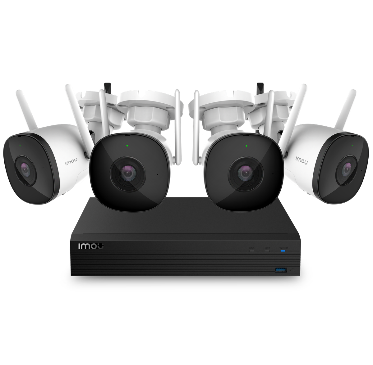 IMOU 8ch/4cam Bullet 2C 1080P Wi-Fi Security NVR KIT