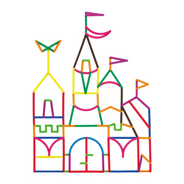 EDX Education Junior GeoStix - 200 Pieces in Polybag