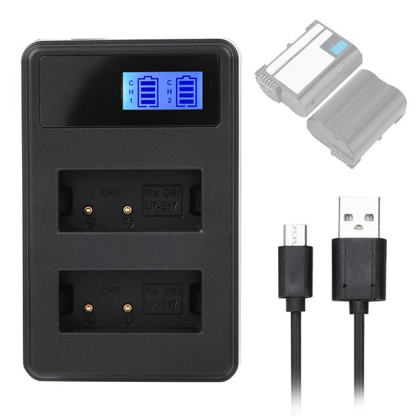 SEIVI Dual LP-E17 Smart Charger
