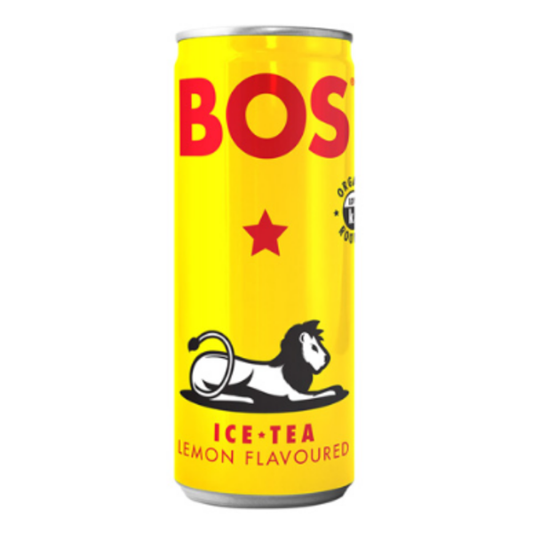 BOS Ice Tea Lemon 300 ml - Set of 6 Cans