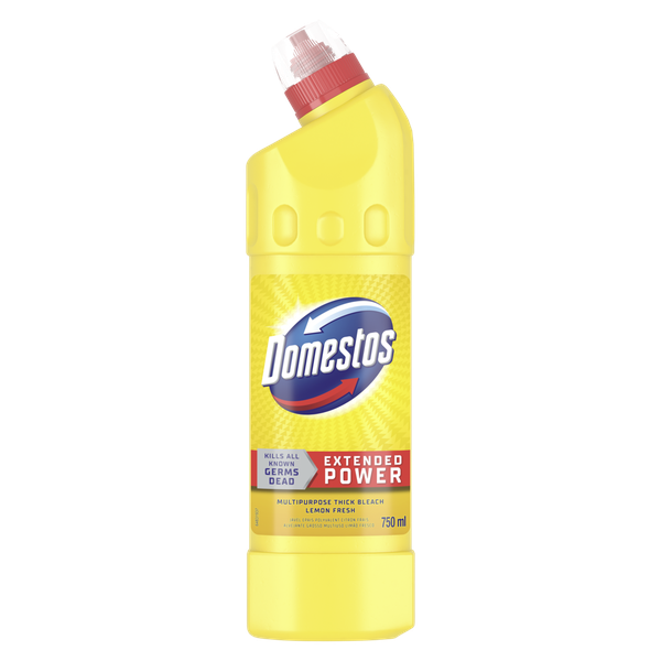 Domestos Lemon Multipurpose Stain Removal Thick Bleach Cleaner 750ml