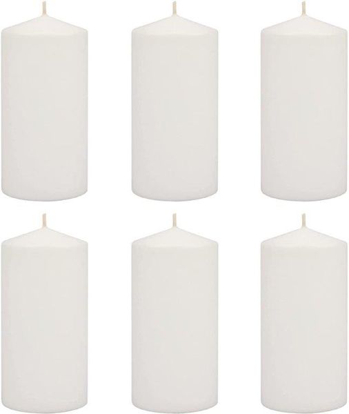White Wax Unscented Candle