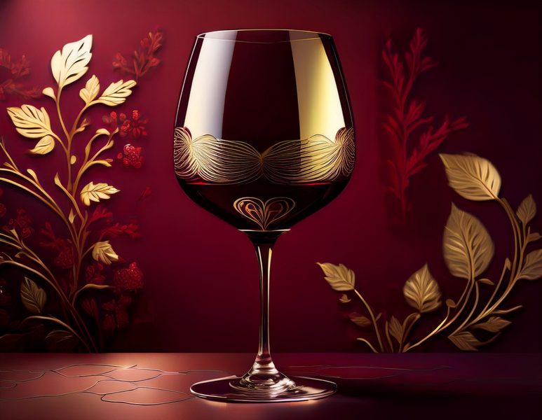 Burgundy Glass image