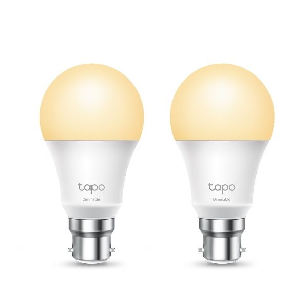 TP-Link Tapo L510B Smart Wi-Fi Light Bulb (2pk) Dimmable, Voice &amp; Remote