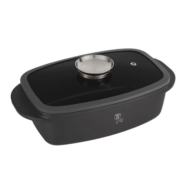 Berlinger Haus 32cm Roaster Pot with Aroma Knob - Anthracite