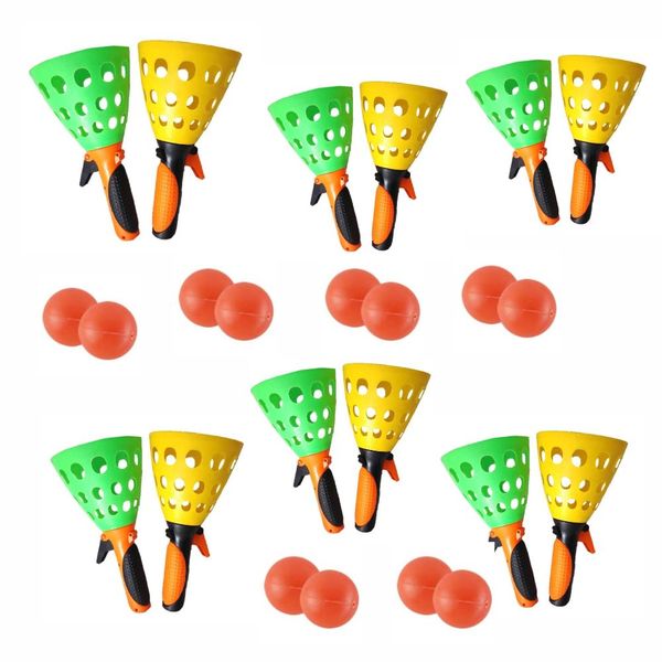 6 Pack Toss and Catch Game Set - Outdoor &amp; Indoor Activity Toy