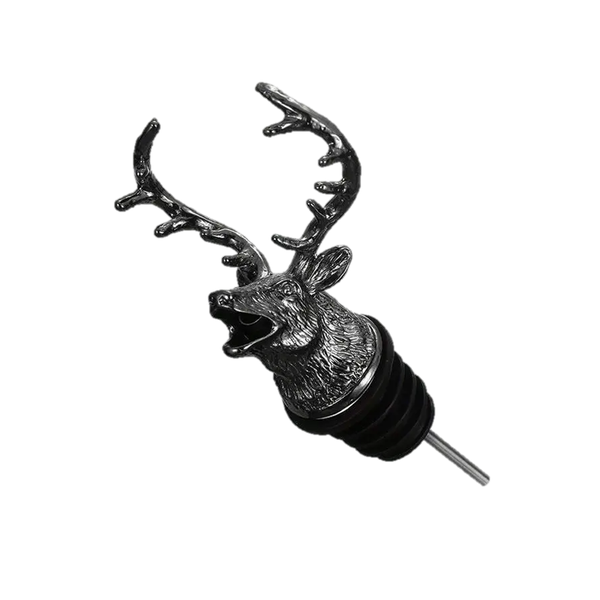 Stag Head Bottle Pourer - A Striking Blend of Function and Style