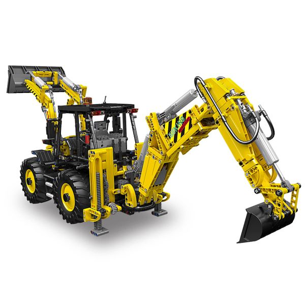 Mould King -17036 Technic -Backhoe Loader Construction