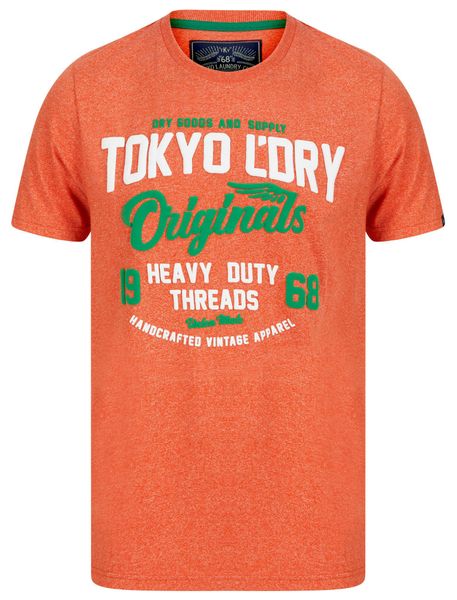 Tokyo Laundry Mens - Heavy Duty Puffy Motif Cotton Jersey T-Shirt (Parallel Import)