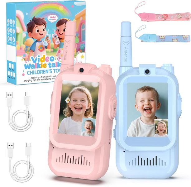 MorFansi Video Walkie Talkies for Kids for 3-12 Years Old Boys and Girls