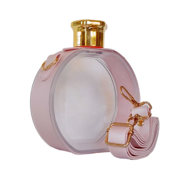 Pink Round Carrier Water Bottle