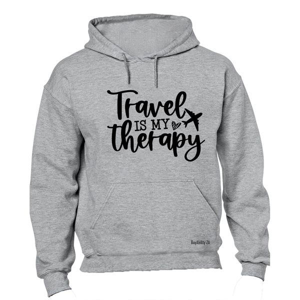 Travel is my Therapy - Hoodie