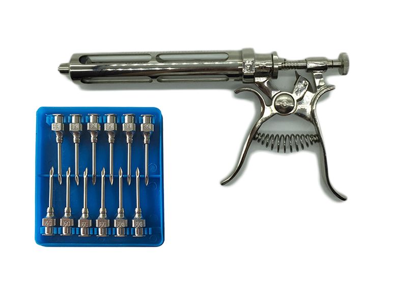 Continuos Syringe 30ml and Veterinary needle 17GX1(25mm)