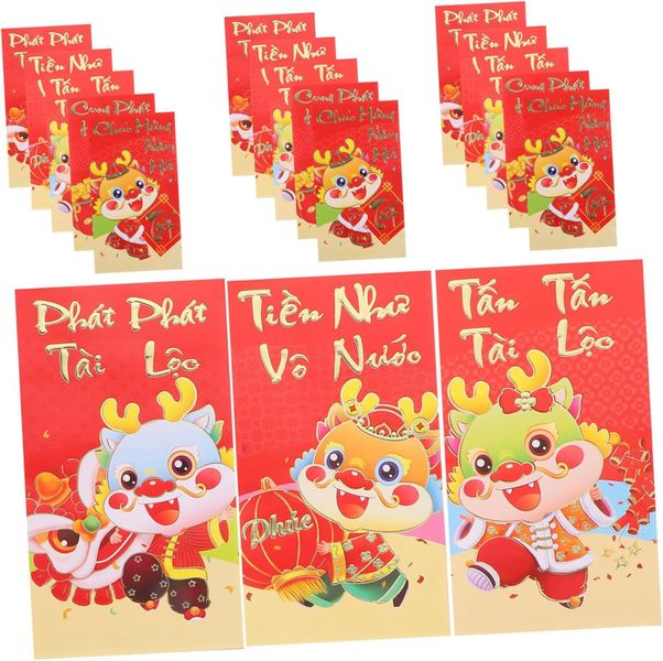 36 Pieces Cartoon Envelopes for Spring Festival Festive Money Packets