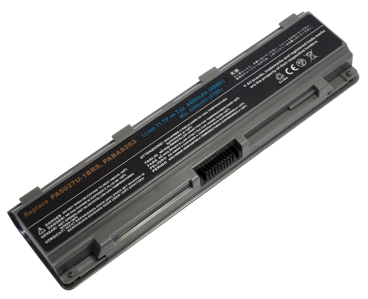 Battery for Toshiba C50,C70,C850 C855 L850 L870 (PA5024U,PA5027U ...