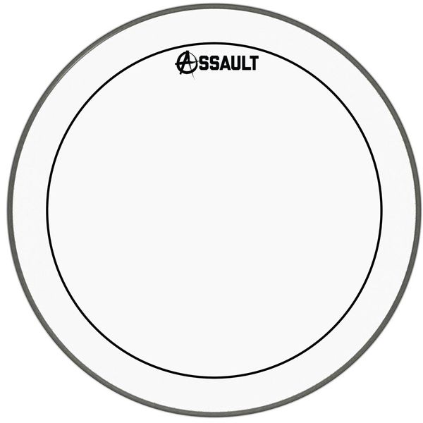 Assault BAPS-20C Drumhead - 20" Pinstripe Batter Head Clear