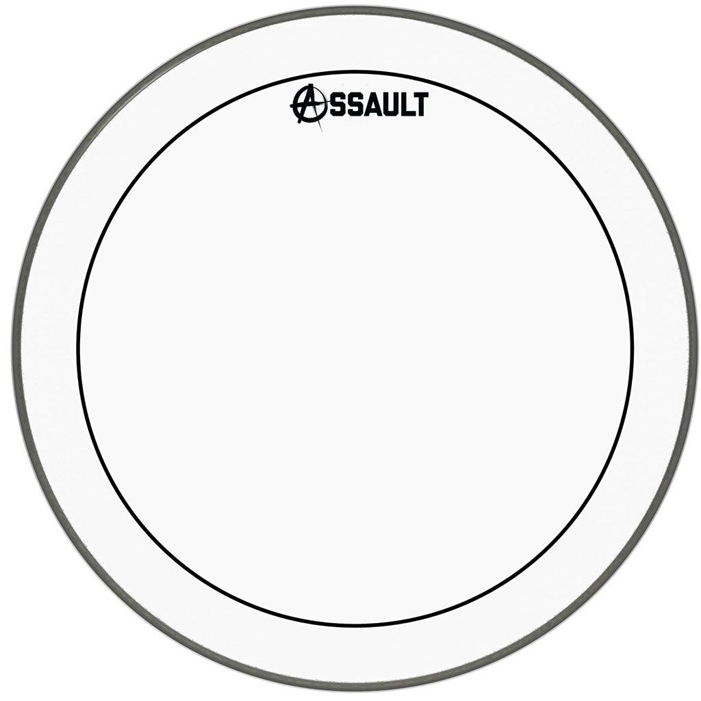 Assault BAPS-20C Drumhead - 20" Pinstripe Batter Head Clear