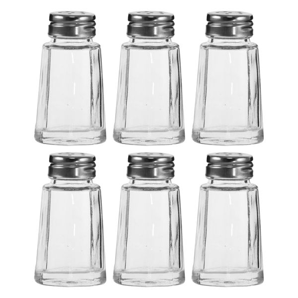 Regent Salt &amp; Pepper Glass Shakers 6 Pack, 35Ml (68X38X38Mm)