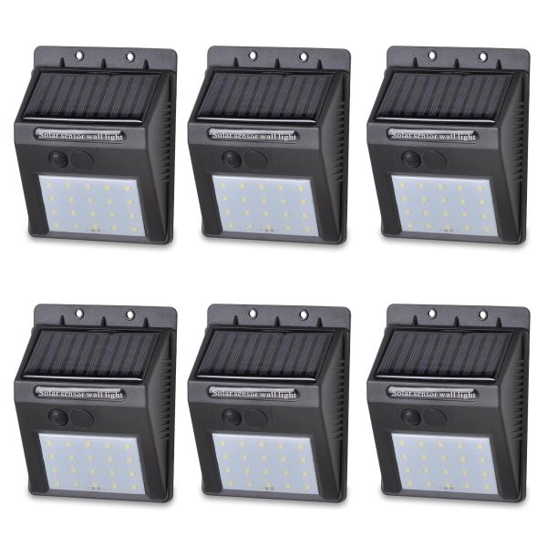 Solar Led wall Light -6pack -Bulk Deal