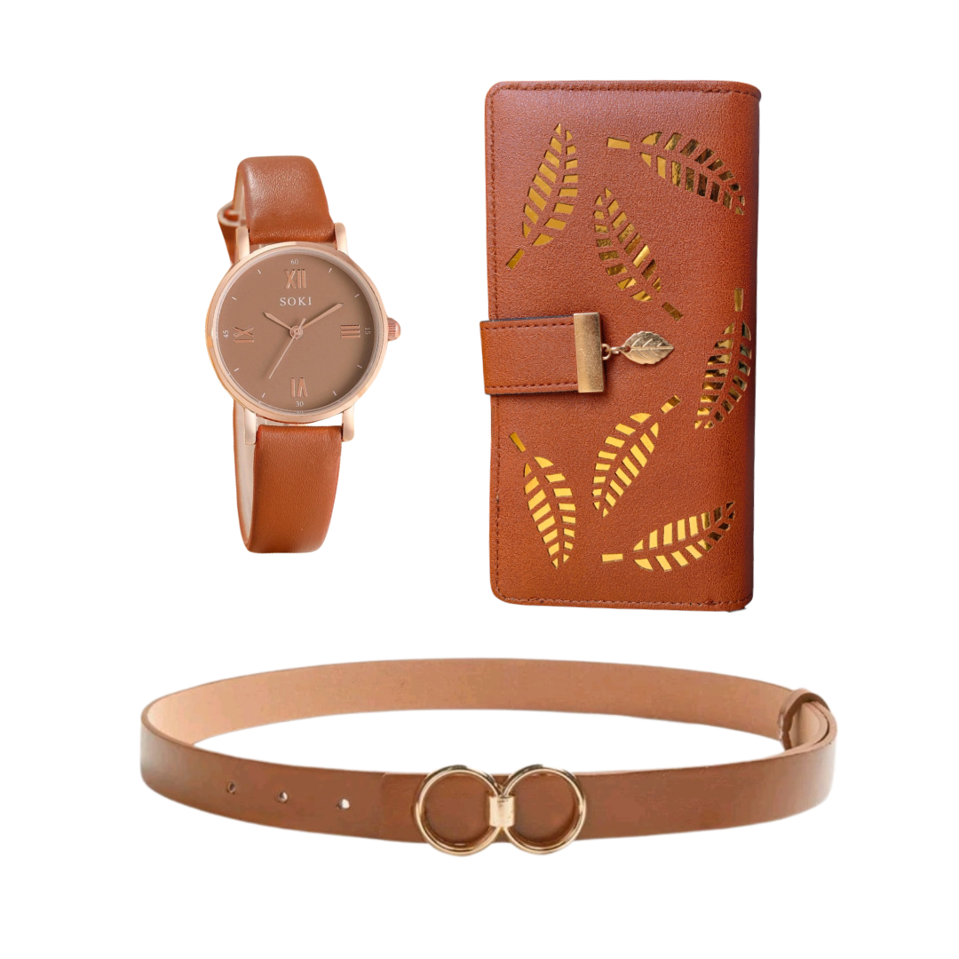 Women's Gift Set - 3Piece - Leaf