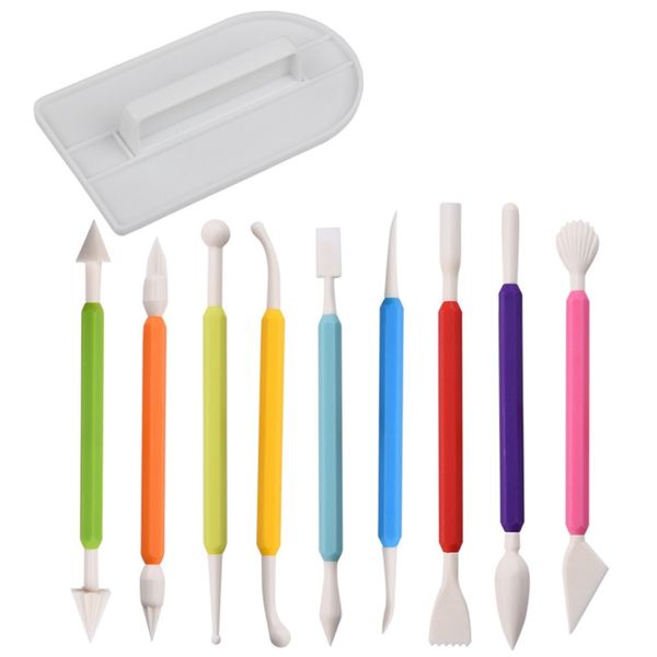 Baking 10 Piece Pastry Sculpting Tools Fondant