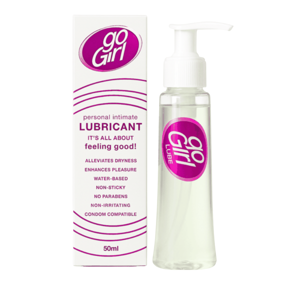 Go Girl Lube - 50ml Pure Water-Based Personal Intimate Lubricant for Women