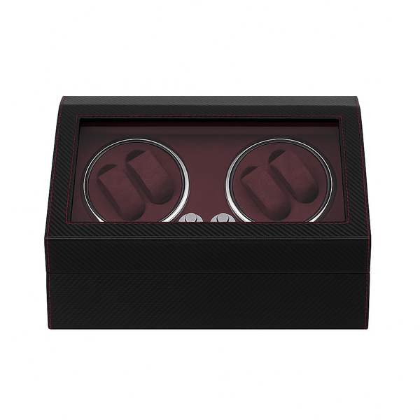 Watch Winder for 4 Automatic Watches with Extra 6 Watch Storage