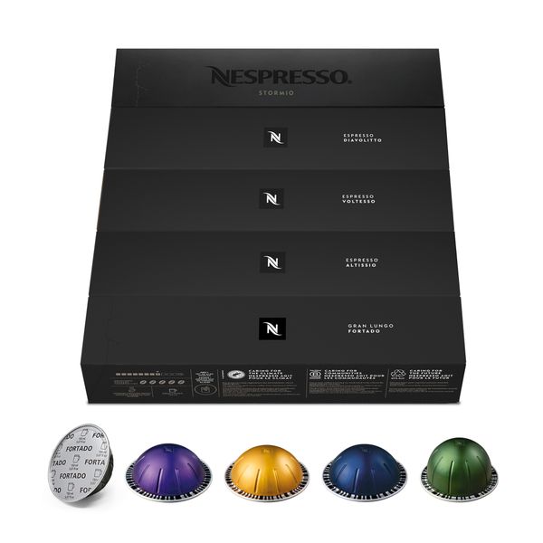 Nespresso Vertuo Coffee Experience Assortment with 50 Vertuo Coffee Pods