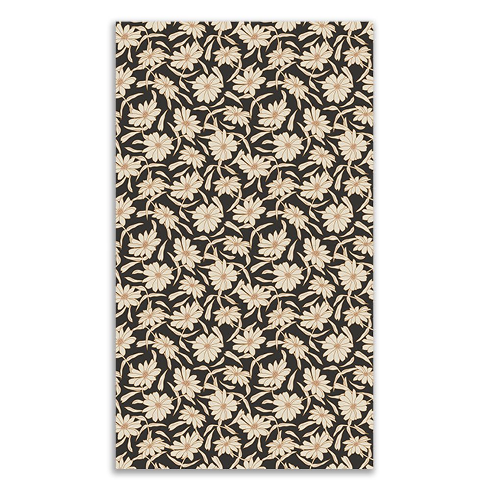 Cape Art Tablecloth - Beige Flower & Black | Shop Today. Get it ...