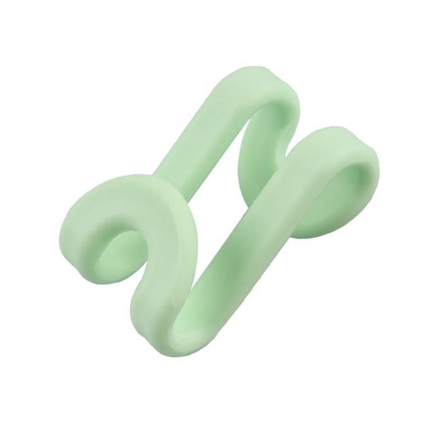 Green S Shape Clothes Hanger Connector Hook image