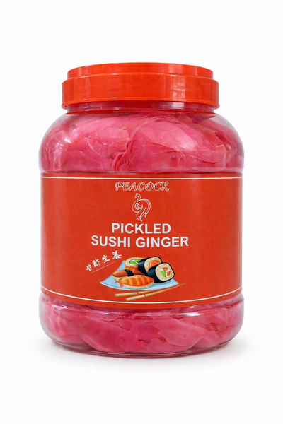 Peacock Pickled Sushi Ginger 3.8kg