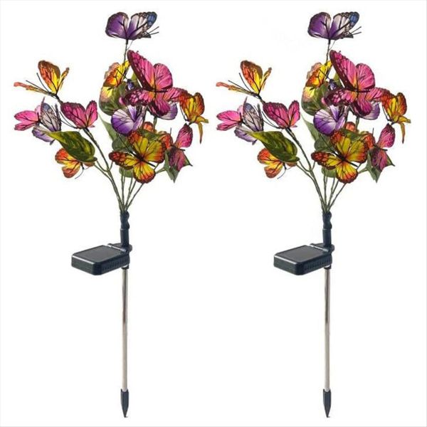 Courtyard Lamp Four Color Butterfly Flower Garden Compatible with Universal